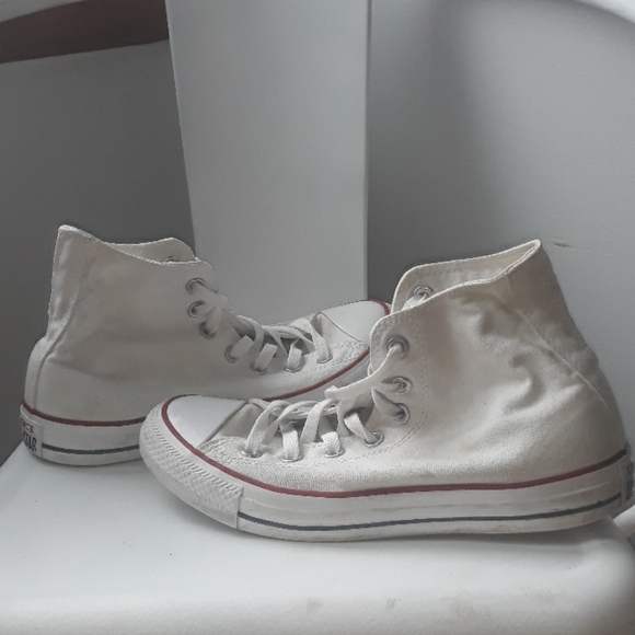 CONVERSE Classic White High-Tops - Picture 3 of 7